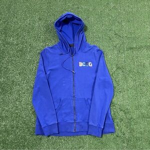 BCBGMaxAzria Royal Blue Zip-Up Hoodie